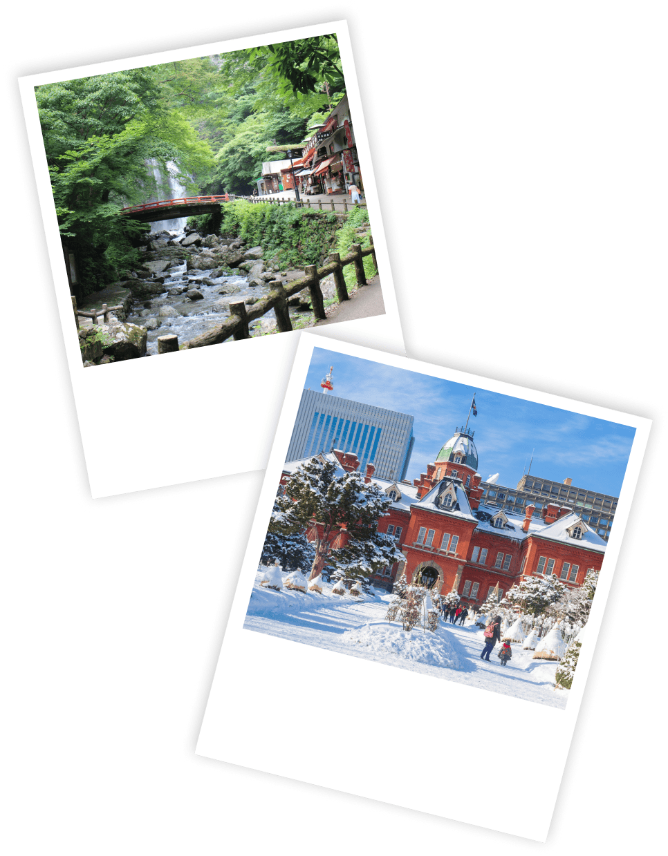 minoh falls et sapporo