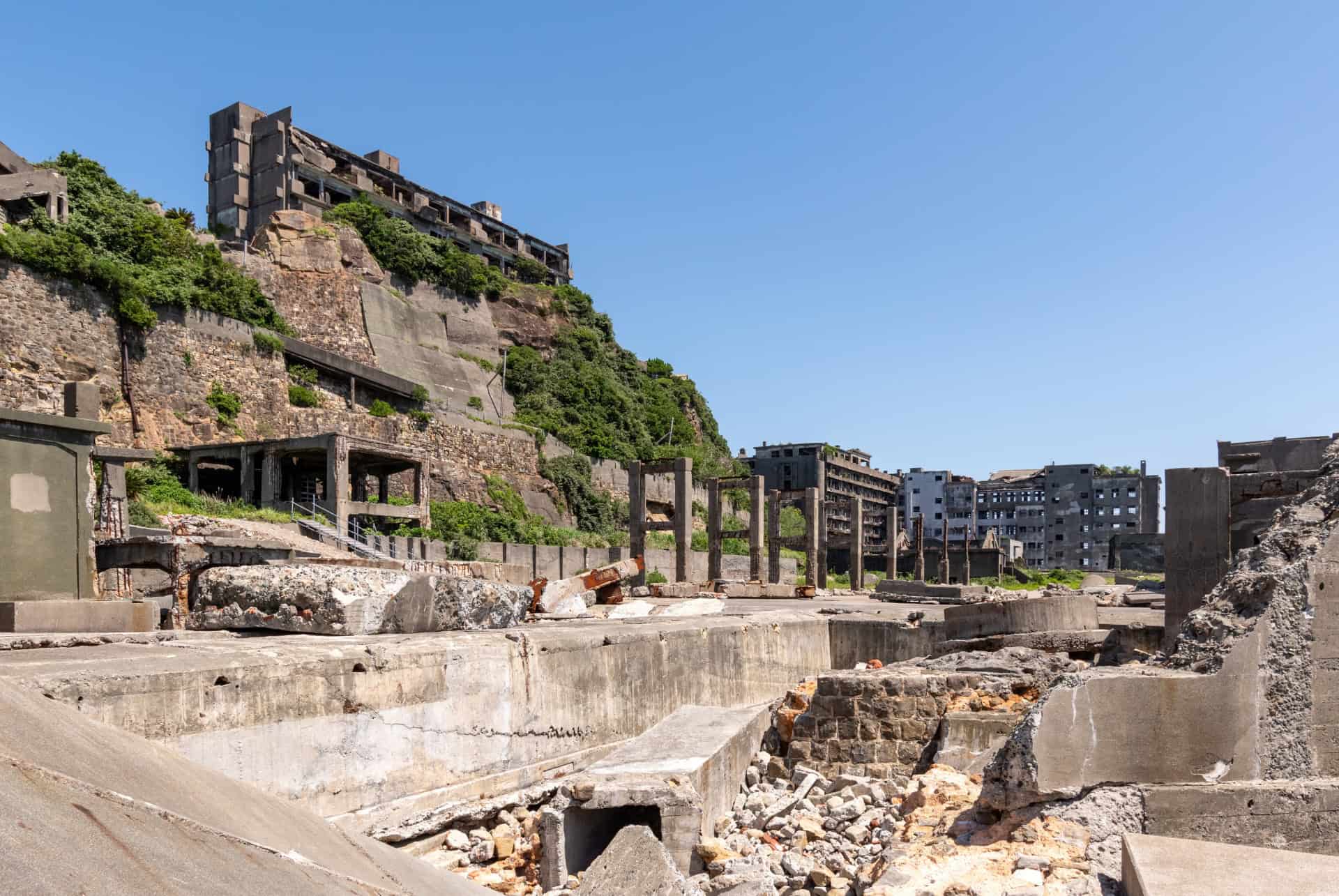 japon en aout ile de hashima