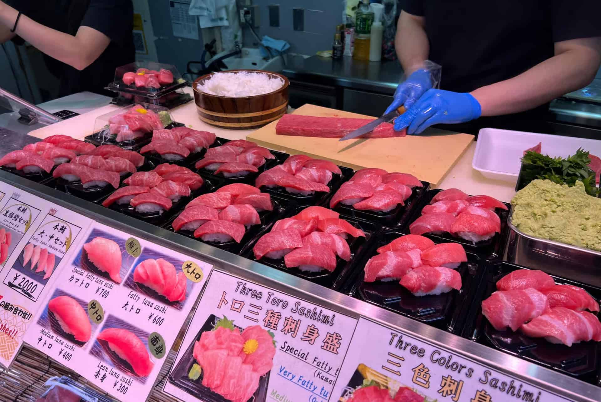 japon en aout marche aux poissons de tsukiji