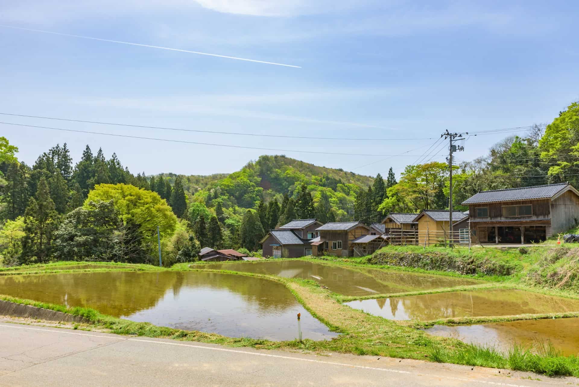 paysages agricoles a sado plus belles iles du japon