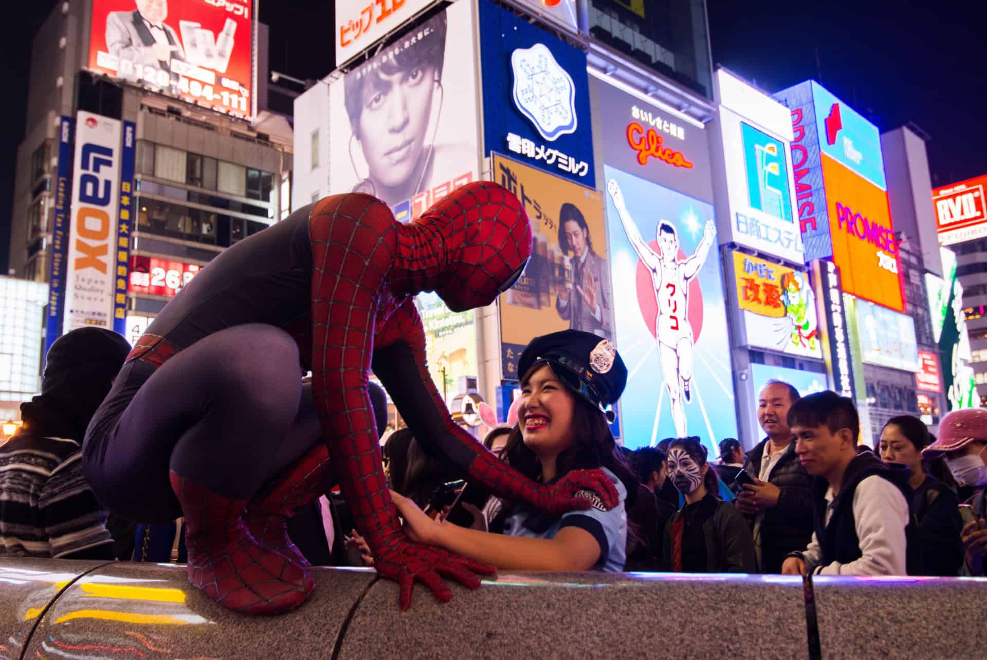halloween dotonbori osaka