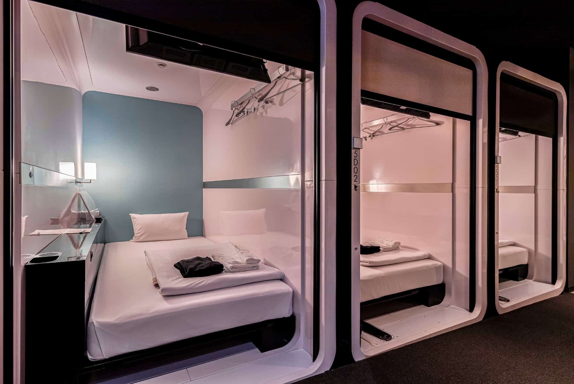 hotel capsule au japon