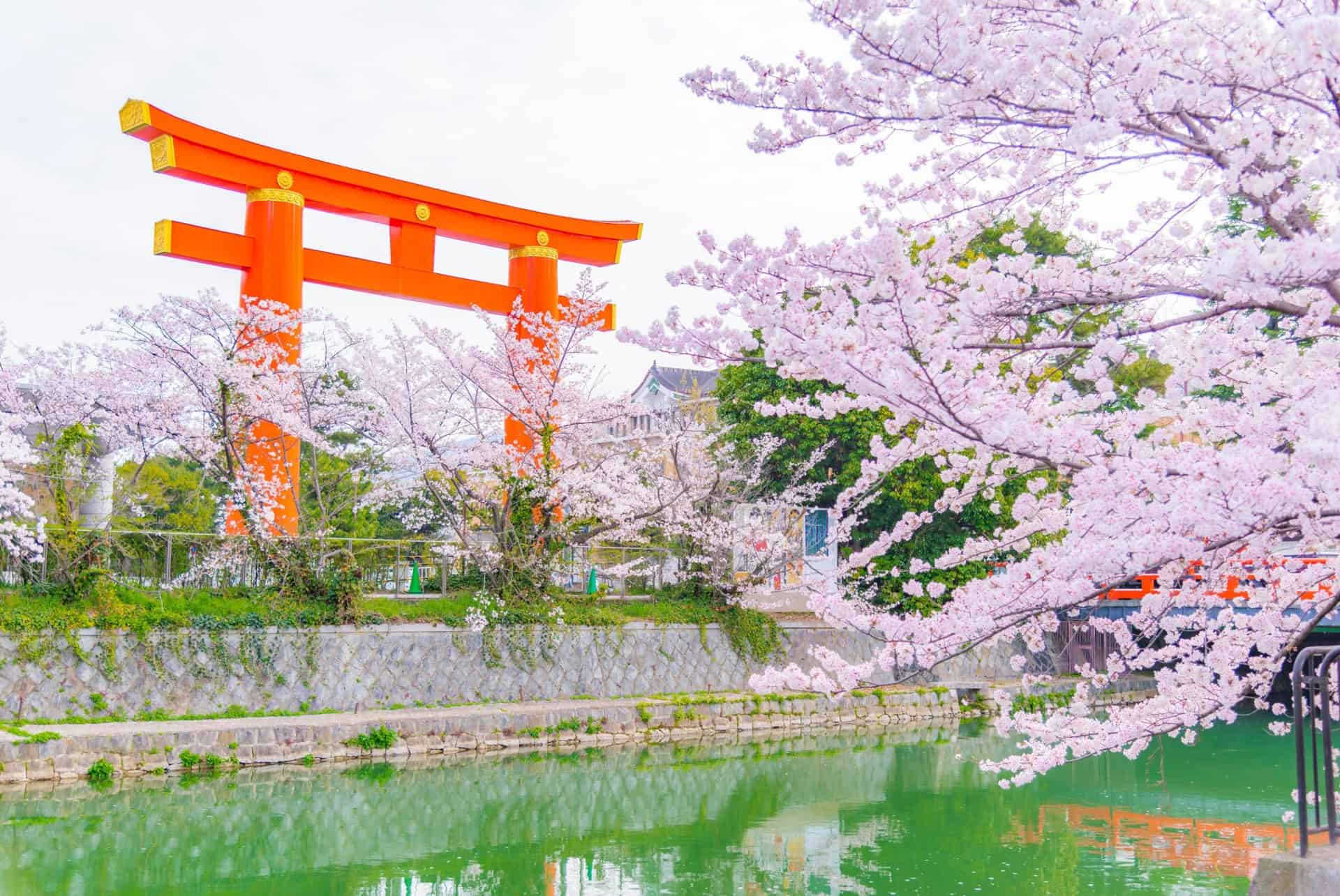 torii sanctuaire heian torii sanctuaire heian