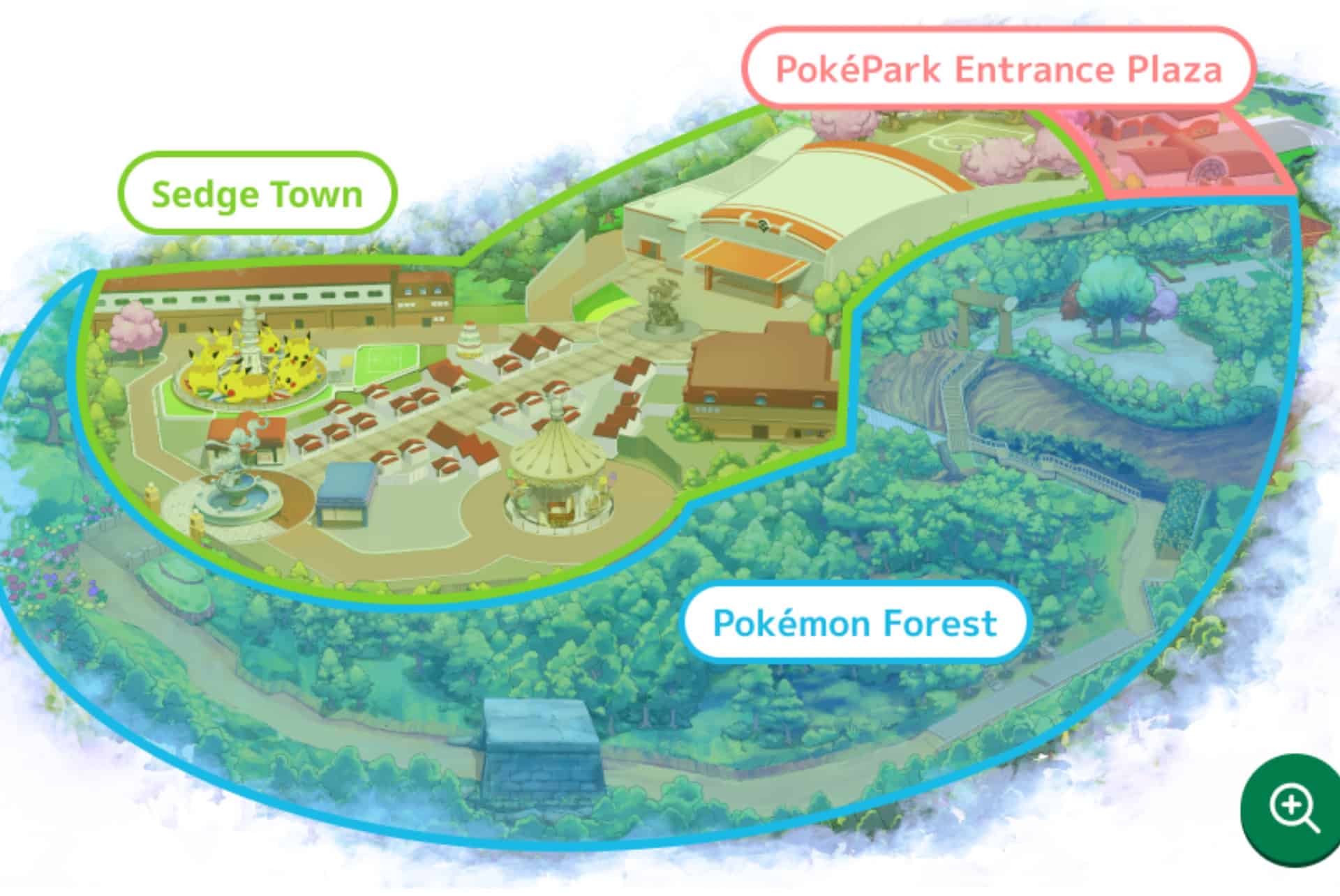 pokepark kanto map