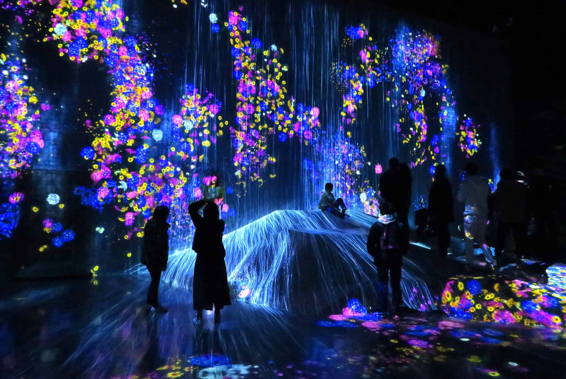 teamlab tokyo teamlab tokyo japon en famille