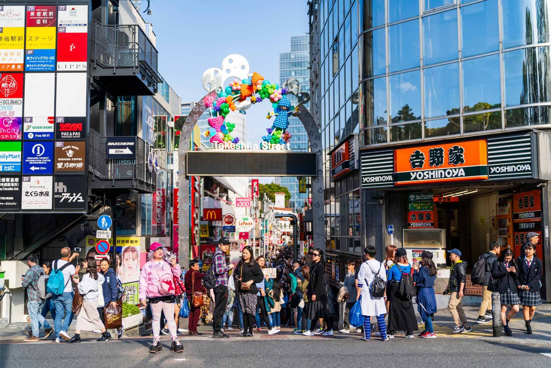 takeshita dori quartier de harajuku