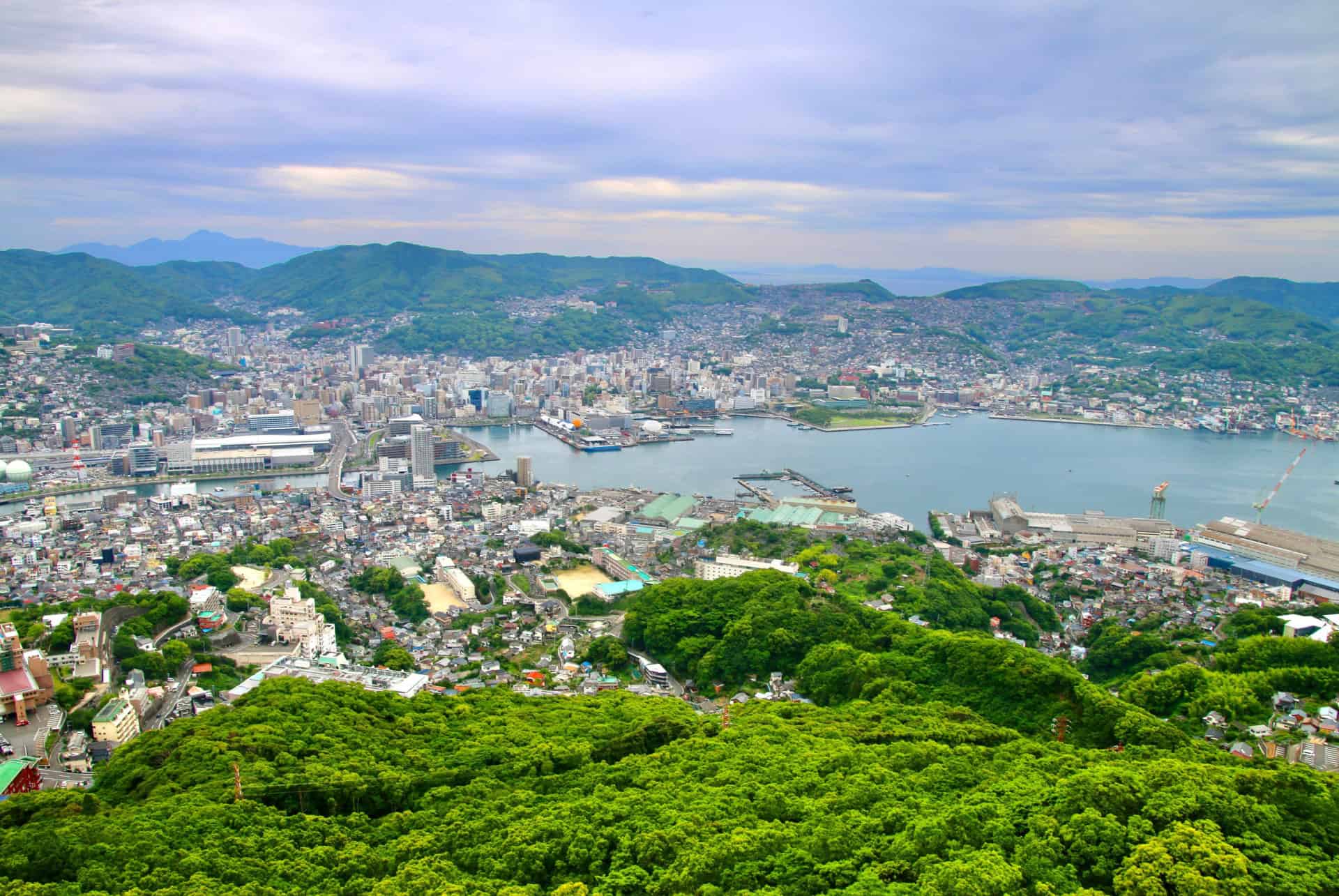 mont inasa vue nagasaki