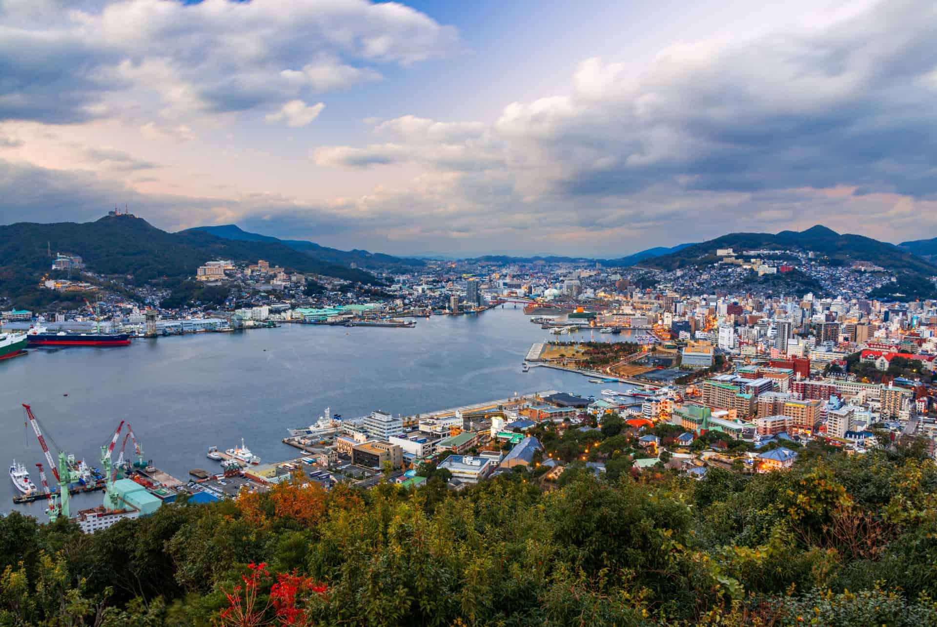 nagasaki vue aerienne nagasaki vue aerienne
