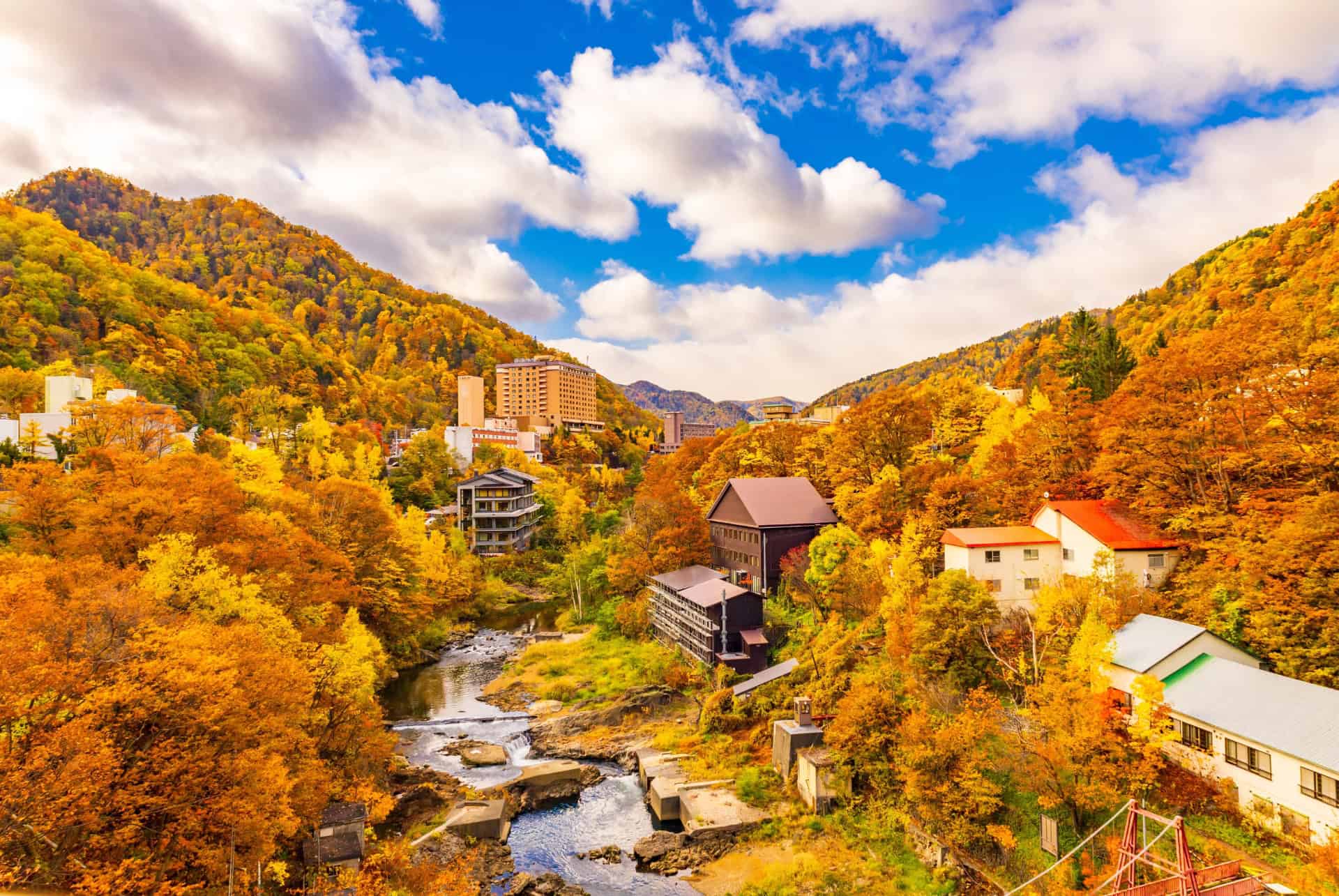 jozankei onsen vue de haut